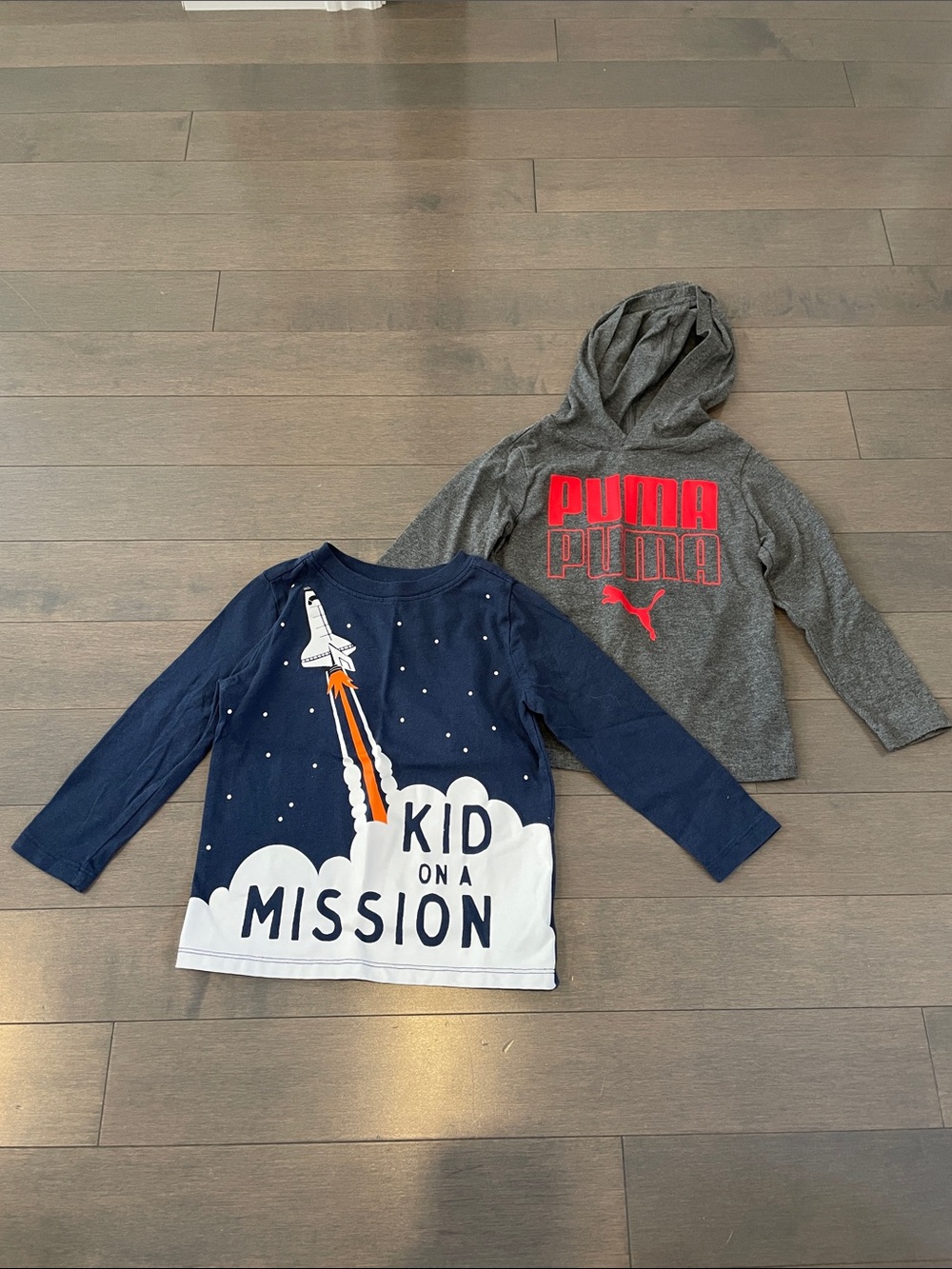 Kid long sleeve shirts